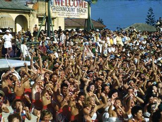Hokey Pokey Contest Greenmount Beach 1953 - photo by C. G. Simpson