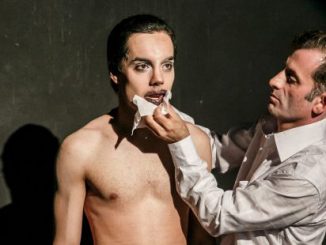 Oliver Levi-Malouf and Raoul Craemer in Tristan A Song for the Superior Man - photo by Andrew Sikorski