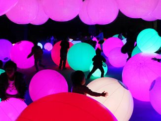 teamLab Future Park Light Ball Orchestra MAAS
