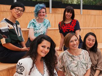 VPLA Michele Lee, Alison Evans, Sarah Krasnostein, Demet Divaroren, Melanie Cheng and Bella Li - photo by Connor Tomas O'Brien