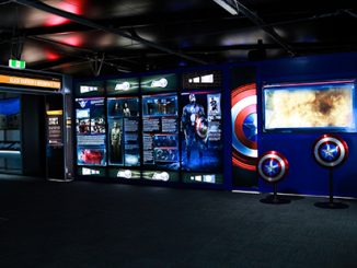Captain America Room - Avengers S.T.A.T.I.O.N. (installation view)