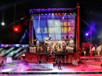Opera Australia's 2018 production of Handa Opera on Sydney Harbour, La Bohème - photo by Prudence Upton