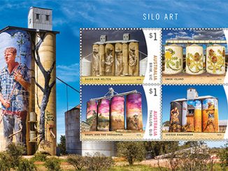 Aust Post Silo Art