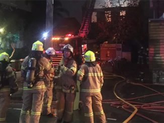 La Mama Fire - photo by Metropolitan Fire Brigade