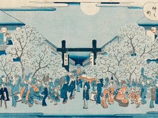 NGV Utagawa Hiroshige II, Nakanocho in the Yoshiwara