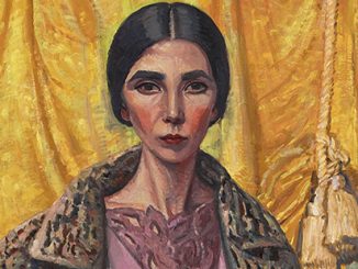 Yvette Coppersmith Self-portrait, after George Lambert © the artist (detail)