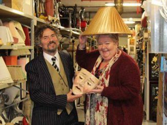 Dr Mark R.W. Williams with Sally-Anne Upton, President, Victorian Actors' Benevolent Trust