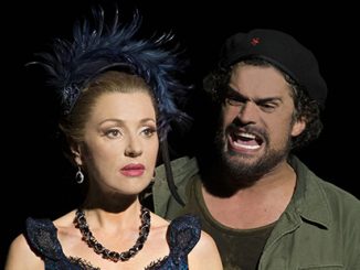 EVITA Tina Arena and Kurt Kansley - photo by Jeff Busby