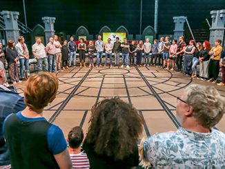 The cast of Harry Potter and the Cursed Child Australia in rehearsals - photo by Tim Carrafa