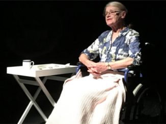 Micki Beckett as Shirley in Coda for Shirley - photo by Femke Withag