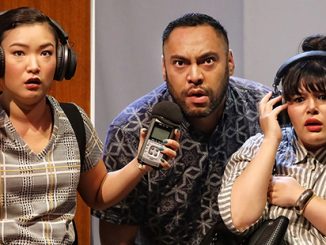 STC How To Rule The World Michelle Lim Davidson, Anthony Taufa and Nakkiah Lui - photo by Prudence Upton