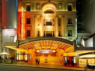 Melbourne's Regent Theatre at night - photo by Dianna Snape