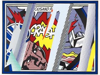 NGA Roy Lichtenstein, Reflections on Crash, 1990