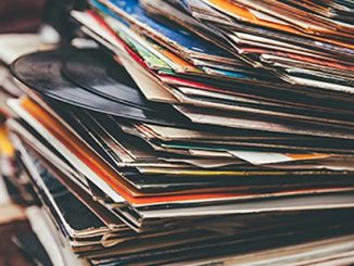 Stack of Vinyl Records