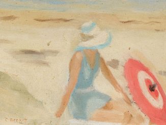 AAR-AGSA-Clarice-Beckett-The-red-sunshade-1932