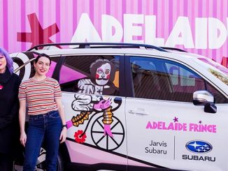2021-Adelaide-Fringe-poster-winner-Polina-Tsymbal-and-Fringe-director-Heather-Croall-photo-by-Rebekah-Ryan