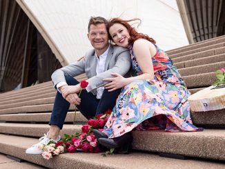Bell Shakespeare The Lovers Shaun Rennie and Laura Murphy photo by Daniel Boud
