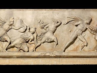 NMA-Frieze-block-from-the-tomb-of-King-Mausolus-British-Museum