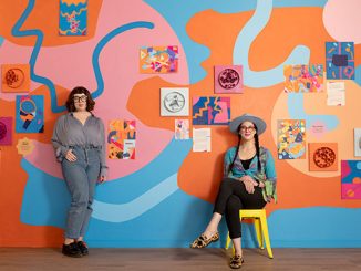 AFCT-Alice-Dilger-(Children's-Artspace-Curator)-and-Ruby-Chew-(Artist)-in-the-Children’s-Artspace photo-by-Naomi-Jellicoe