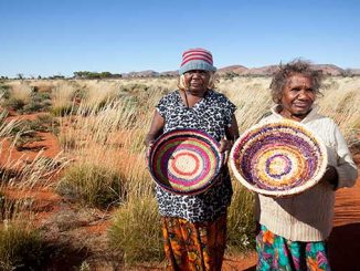 Nancy-Jackson-and-Mrs-Burke-near-Warakurna-Western-Australia-2011-photo-by-Rhett-Hammerton