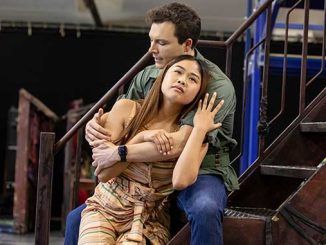 Miss-Saigon-Abigail-Adriano-(Kim)-and-Nigel-Huckle-(Chris)-in-rehearsal-photo-by-David-Hooley