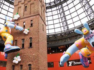 Installation view of Ernie by Brolga courtesy of Melbourne Central