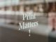 Print Matters photo by Claudio Schwarz on Unsplash