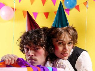 MICF24 Elliot Wood and Meg Taranto feature in Pass the Parcel photo by Alec Farrow