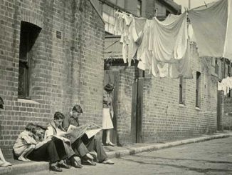 Charles Walton Rocks laneway c 1935