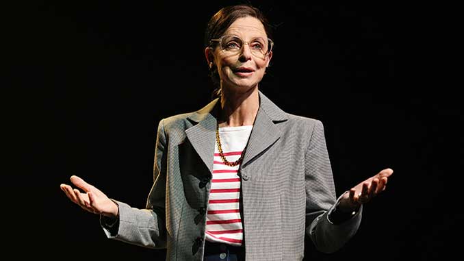 Heather Mitchell as Ruth Bader Ginsburg photo by Prudence Upton