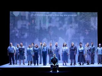 Opera Australia Mark Oates Tomáš Kantor Opera Australia Chorus and Pelham Andrews in Watershed The Death of Dr Duncan photo by Keith Saunders