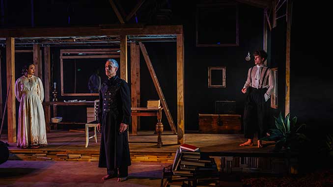 TW Kira May Samu Philip Hayden and Gabriel Cali in Ghosts photo by Daniel Rabin