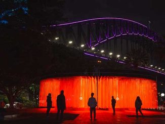 Vivid Sydney 2024 Connection at Circular Quay courtesy of Destination NSW