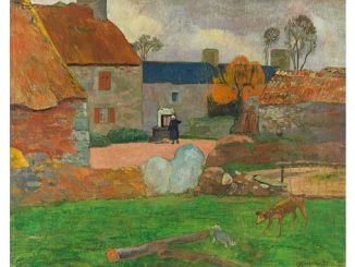 AAR NGA Paul Gauguin Le toit blue or Ferme au Pouldu (The blue roof or Farm at Le Pouldu)