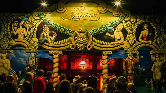 The Famous Spiegeltent photo by Cecilia Martin Photography