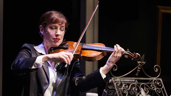 Madeleine Easton in Pride and Prejudice An Adaptation in Words and Music photo by Robert Catto