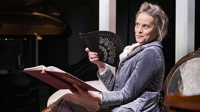 Nadine Garner in Pride and Prejudice An Adaptation in Words and Music photo by Robert Catto
