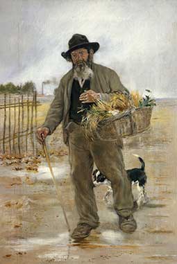 Jean-François Raffaëlli Garlic seller