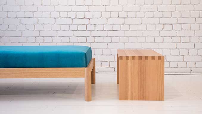 K5 Furniture Grounds Collection Ottoman and Bench photo by Amara Bett