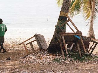 AGWA Henry Roy Man walking Jacmel Haiti 2016