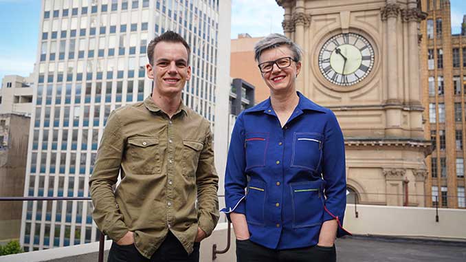 Alex Dekker and Rebecca Scott OAM courtesy of City of Melbourne