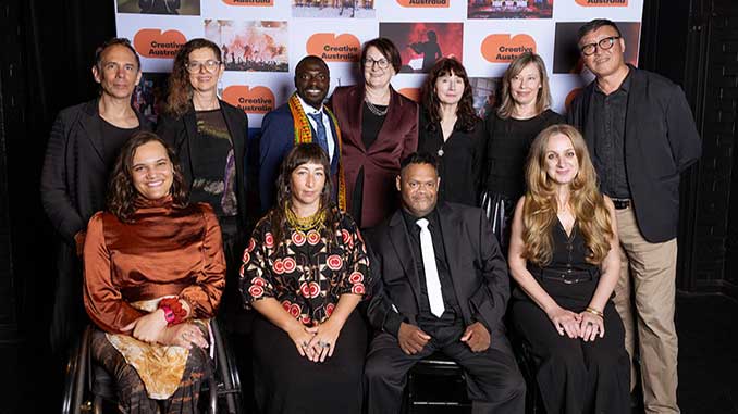 CA 2024 Creative Australia Awards Recipients with Susan Templeman photo by Maja Baska