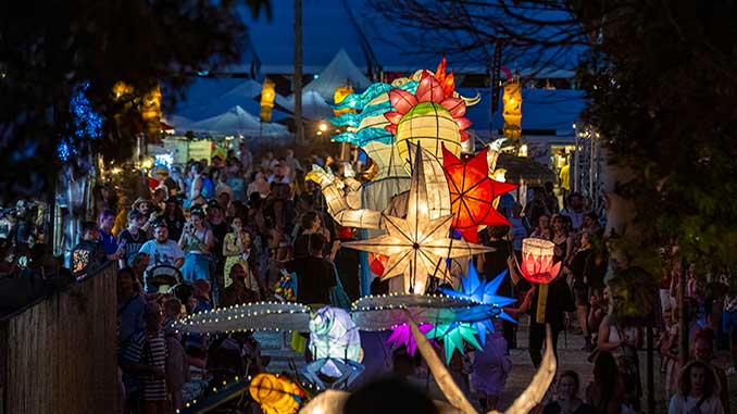 Lantern Parade at Woodford Folk Festival photo by Joseph May