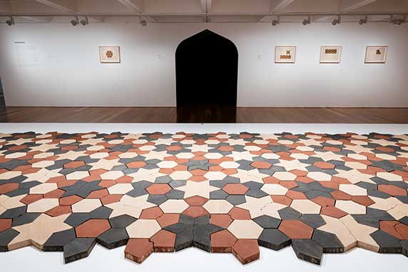 QAG 11APT Installation view of Dana Awartani’s artwork photo by J Ruckli