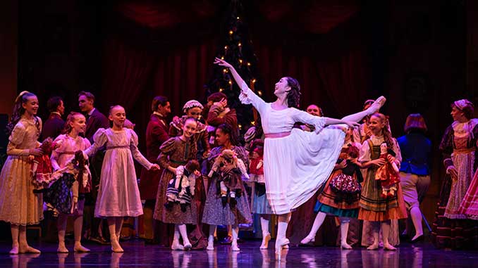 Queensland Ballet The Nutcracker Kaho Kato as Clara photo by David Kelly