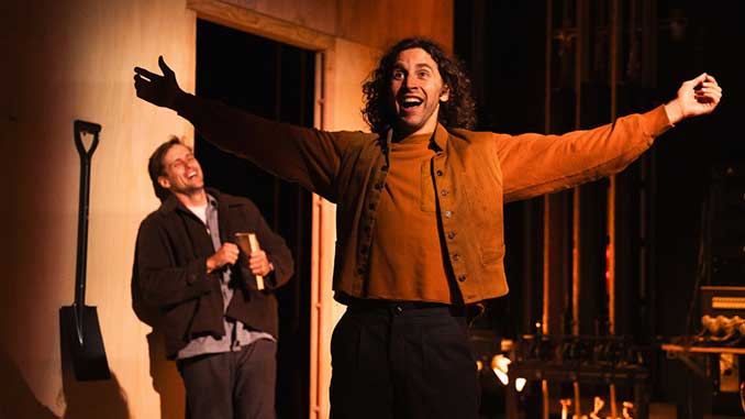 Braeden Caddy in NIDA’s 2024 production of Spring Awakening photo by Julia Firak