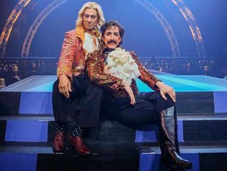 Christopher Tonkin as Siegfried and Kanen Breen as Roy in Siegfried and Roy photo by Neil Bennett