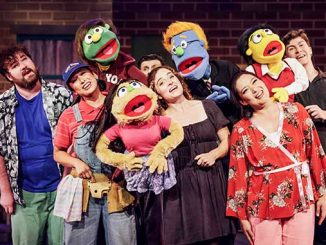 The Cast of Avenue Q photo by Nicole Cleary