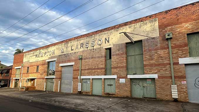 The Hampton and Larsson Building in its current state in Lismore photo by Rohan Shearn