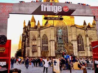 The Royal Mile during Edinburgh Festival Fringe